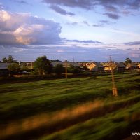 Russland - Transsibirische Eisenbahn Sibirien Zug, Strecke