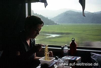 Eisenbahn, Vietnam, Bahn, Zug, Lok, Wagon, Natur, langsam,