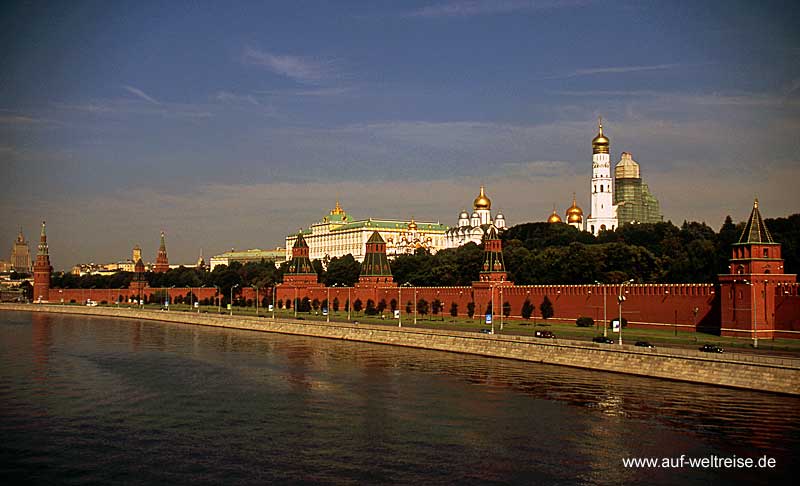 Russland, Moskau, Kreml, Mauer, Kremlmauer, Regierung, russisch, orthodox, Türme, rot, Himmel, Moskwa, Fluss