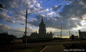 Russland, Sowjetunion, Außenministerium, Moskau, Stalinbau, Architektur, Zuckerbäckerstil, Kassizismus