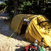 Zelt, Tunnelzelt, campen, Trekking, Outdoor