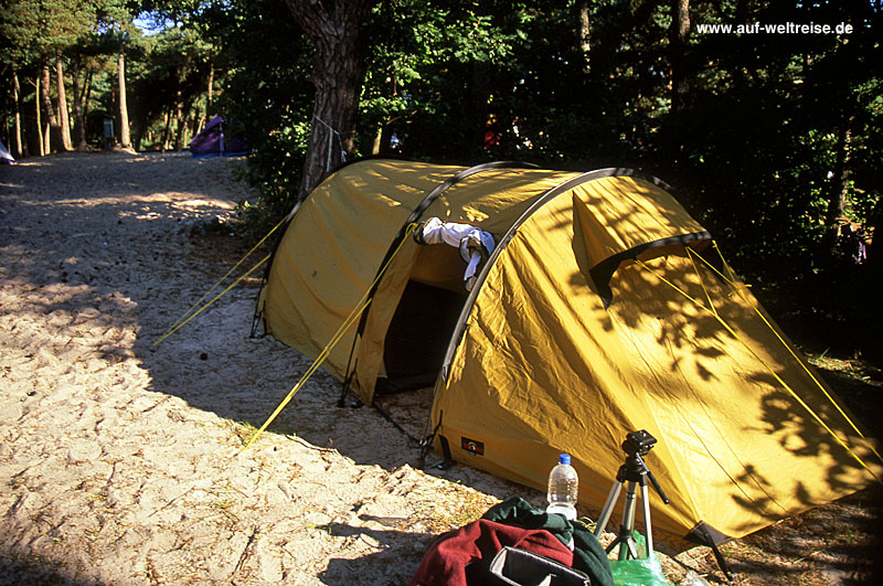 Zelt, Tunnelzelt, campen, Trekking, Outdoor