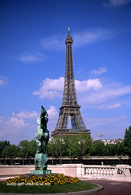 Frankreich, Paris, Eiffelturm, Europa, Hauptstadt, tour Eiffel, Bauwerk, Architektur, Eisenkonstruktion
